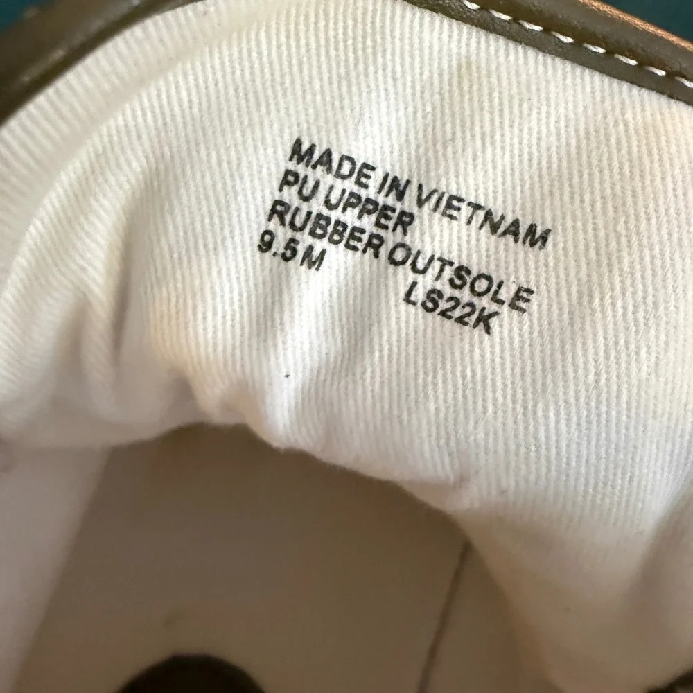 Michael Kors Shea Mid High-Top‎ Two-Tone Lace-Up Sneaker Olive/White 9.5M